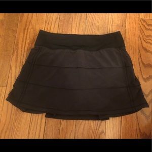 Lululemon black tennis skirt